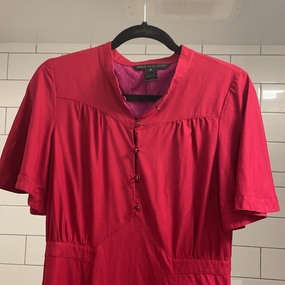 Red Silk Marc by Marc Jacobs Vintage Dress - Picture 2 of 4
